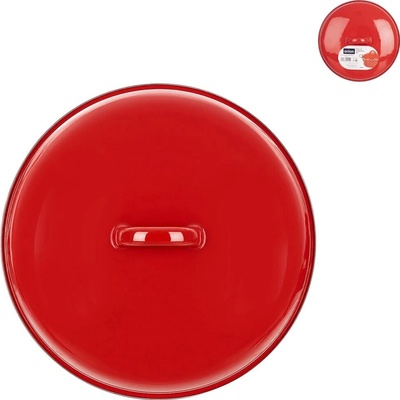 Orion Smaltovaná pokrievka Lem 21 cm červená