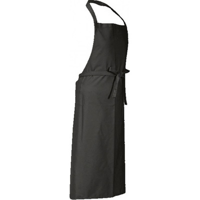 CG Workwear Velká pracovní zástěra Verona 110x75cm černá havraní CGW130