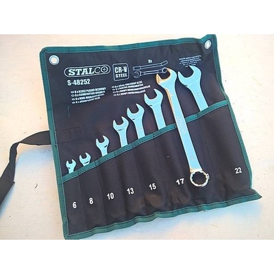Stalco klíče očkoploché 8ks 6 až 22mm S-48252