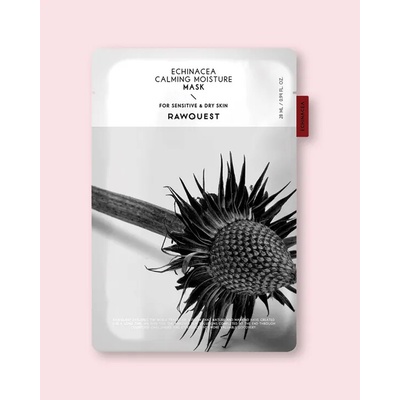 Rawquest Echinacea Calming Moisture Mask Uklidňující hydratační pleťová maska s echinaceou 28 ml 1 ks