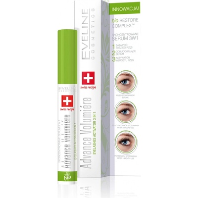 Eveline Cosmetics Advance Volumiere 3v1 výživová řasenka 10 ml – Hledejceny.cz