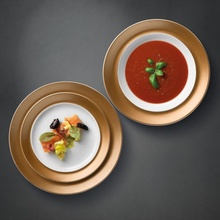 BergHOFF Jídelní sada talířů porcelán GEM černá 3 ks
