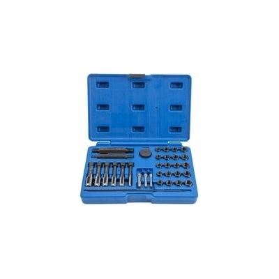 Quatros QS14140 Opravná sada na závity žhaviacich sviečok M8x1, M10x1, M10x1,25, M12x1,25, 33 kusov -