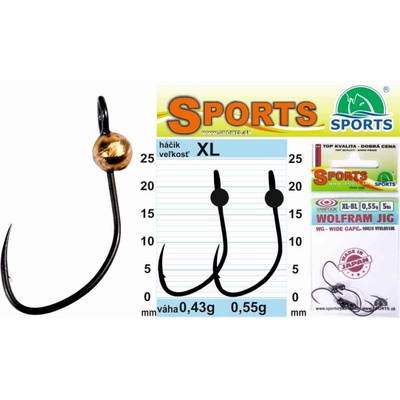 Vanfook Wolfram JIG WG vel.XL 0,43g 5 ks