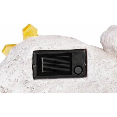 Dekorace MagicHome, Anděl s křížem, polyresin, na hrob, solární, 20,5x11x11 cm, s maďarským nápisem – Hledejceny.cz