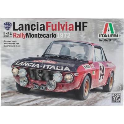 ITALERI LANCIA FULVIA HF 1600 COUPE N 14 WINNER RALLY MONTECARLO 1972 SANDRO MUNARI MARIO MANNUCCI 1:24