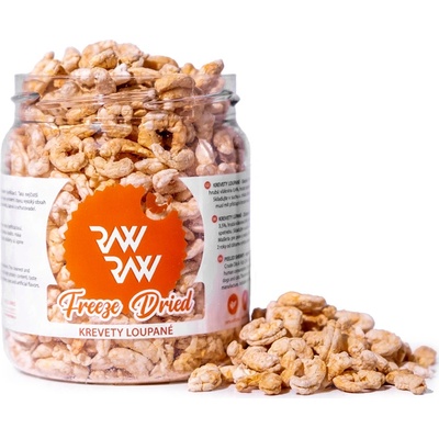 Raw Raw pamlsky mrazem sušené krevety loupané 60 g
