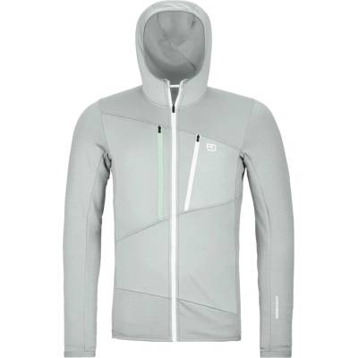 Ortovox Fleece Grid Hoody M Grey Ice