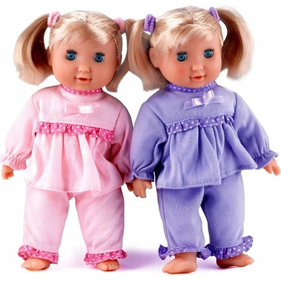 Dolls World Snící panenka Adélka a Barborka 25 cm fialová