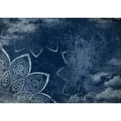 Preinterier FT4715 Fototapeta na stenu Modrá mandala vlies 104cm x 70cm