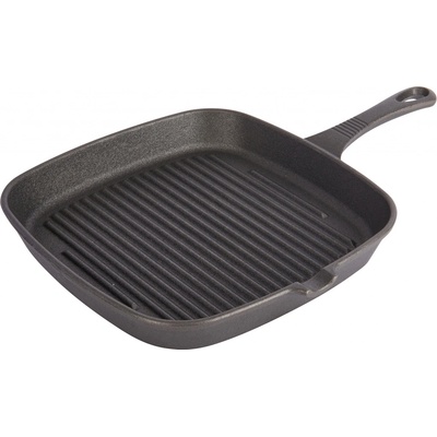 KitchenCraft Grilovací pánev litinová hranatá 23 cm