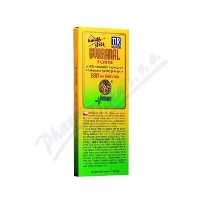 Hemann Gvaranal Forte tabliet 20 á 1100 mg