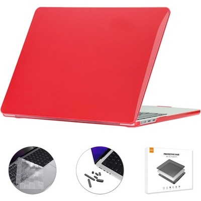 ENKAY 66324 ENKAY CRYSTAL SET Ochranná sada pro MacBook Air 15" M2 2023 (A2941) červený