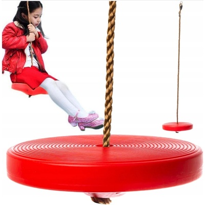 Divio zahradní houpačka disk pro děti červená