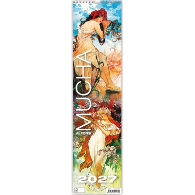 Nástěnný Alfons Mucha vázankaa 2027