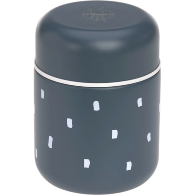 Lässig Food Jar Medium Happy Prints midnight blue termoska 350 ml
