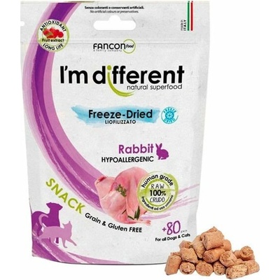 I'm different Snack mrazem sušené maškrty králík 40 g