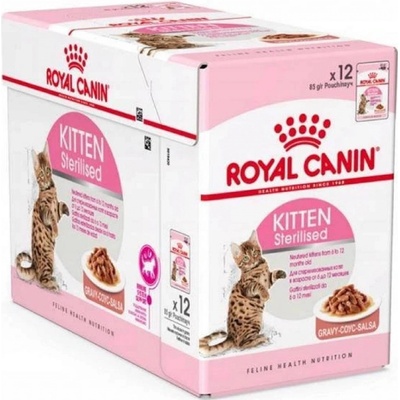 Royal Canin Kitten Sterilised Gravy 12 x 85 g