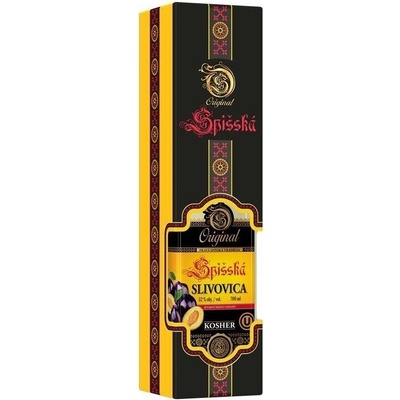 Kosher Spišská slivovica ORIGINAL 52% 0,7 l (kartón)