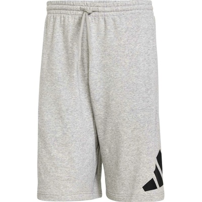 adidas Essentials BIG LOGO FRENCH TERRY SHORTS sivá čierna