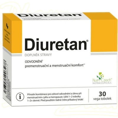 Nutri Czech Diuretan odvodnění 30 tobolek