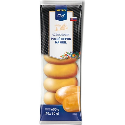 Metro Chef Pološtiepok na gril 10 x 60 g