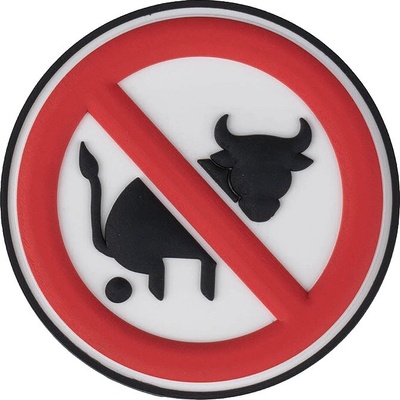 Gumová nášivka 101 Inc No Bullshit - farebná