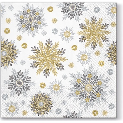 PAW servítky L Snowflakes 33x33cm