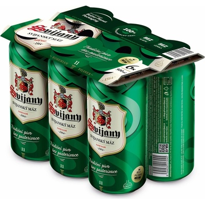 Svijany Svijanský Máz světlý ležák 11° 6 x 0,5 l (plech)