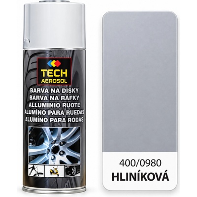 Pro-Tech Farba na disky kolies 400 ml hliníková