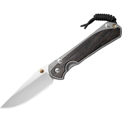 Chris Reeve Large Sebenza 31 Inlay Bog Oak Glass Blasted MagnaCut