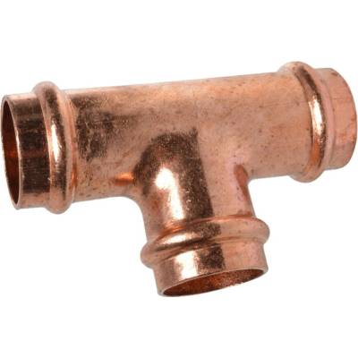 Kirchhoff měděný T-kus, 3 objímky, holý, 18 mm