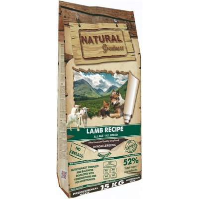 Natural Greatness Lamb Recipe All Breed Sensitiv jehně 15 kg