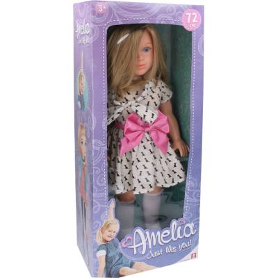Wiky bábika Amelia v šatách 72 cm