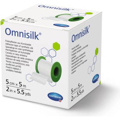 Hartmann-Rico Omnisilk náplast bílé hedvábí 5 cm x 5 m 1 ks