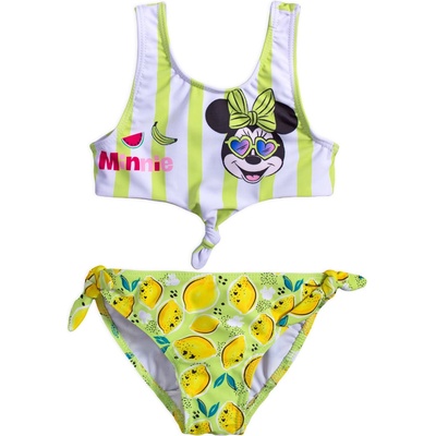 Dívčí plavky Disney Minnie Fruit zelené