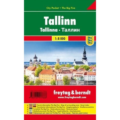 Tallinn Stadtplan 1:10.000 City Pocket + The Big Five - Freytag-Berndt und Artaria KG – Hledejceny.cz