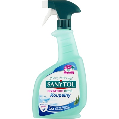 Sanytol Sprej Dezinfekční čistič na Koupelny a vodní kámen 500 ml – Hledejceny.cz