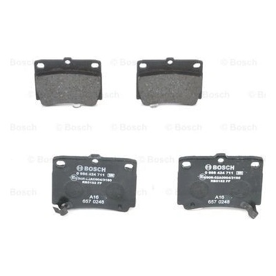 BOSCH Sada brzdových platničiek kotúčovej brzdy 0986424711