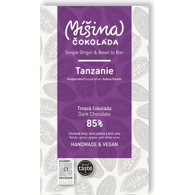 Míšina 85% hořká Tanzanie 50 g
