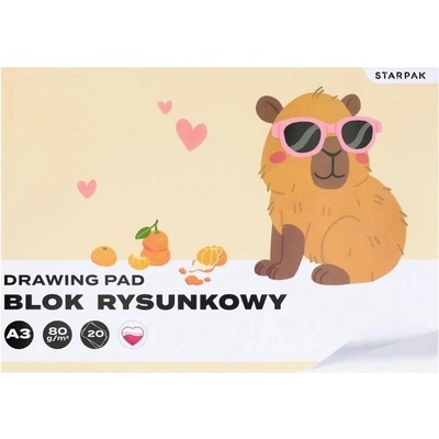 CreativeToys Kresliaci blok A3 Kapybara