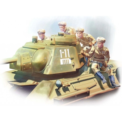 ICM T-34-76 with Soviet Tank Riders 1:35