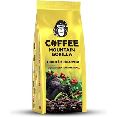 Mountain Gorilla Coffee Africká královna zrnková 1 kg