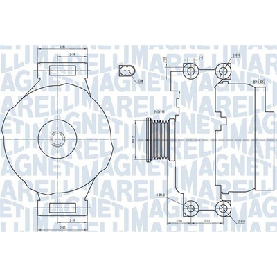 Generátor MAGNETI MARELLI 063731773010