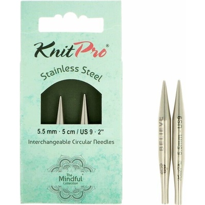 KnitPro Mindful Lace MIni vymeniteľné mini ihlice 5,5cm 3mm