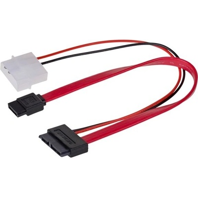 Akyga Adapter Slimline SATA/SATA/MOLEX 15cm AK-CA-45