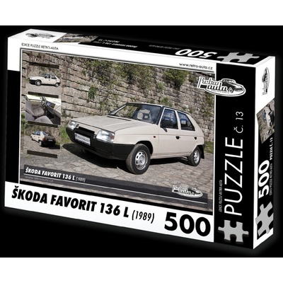 Retro-Auta Škoda Favorit 136 L 1989 500 dílků