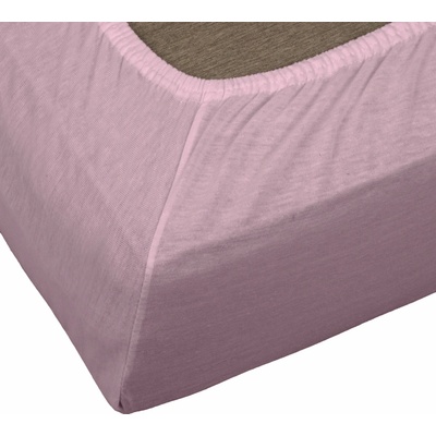 Okko prestieradlo 624 růžové s gumou 140/160x200