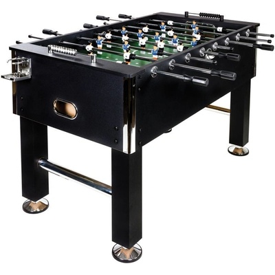 GamesPlanet Profi stolní fotbálek Leeds, 140 x 73 x 87 cm, černý dekor 1218 – Hledejceny.cz