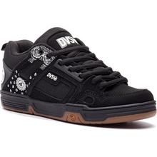 DVS Enduro 125 SHOES Black White Printed Nubuck